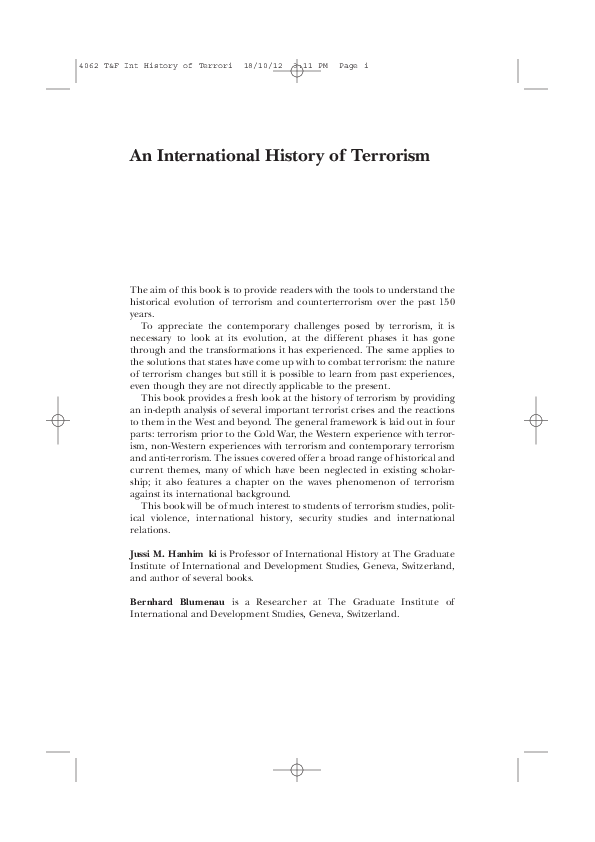 Antiterrorism policy essay 03 image