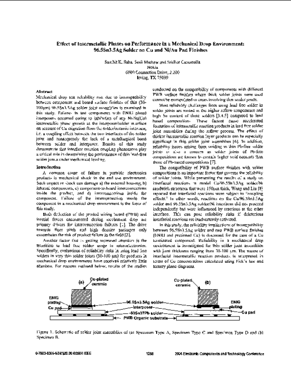 (PDF) Effect of intermetallic phases on performance in a mechanical ...