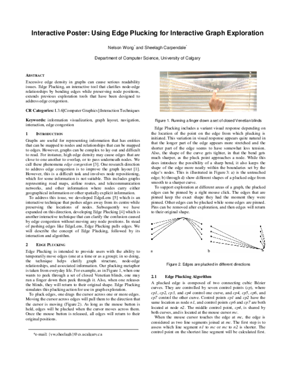(PDF) Interactive poster: Using edge plucking for interactive graph ...