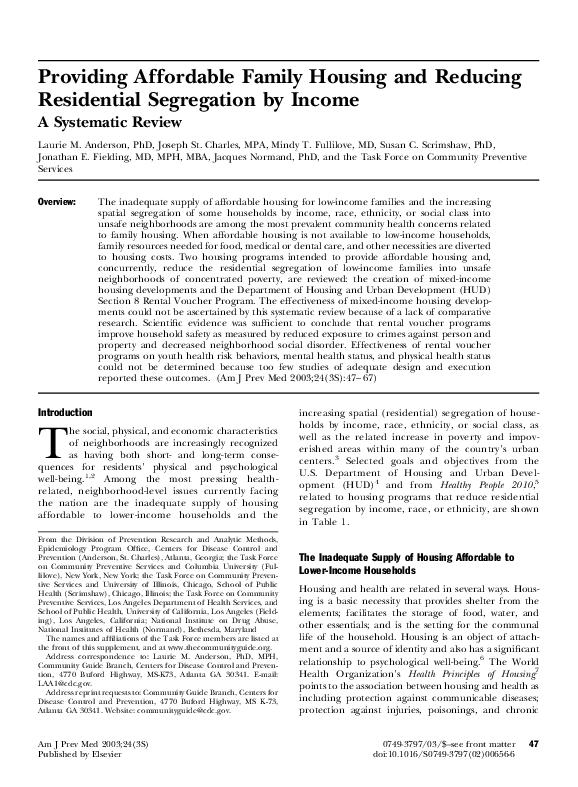 Residential segregation essay picture