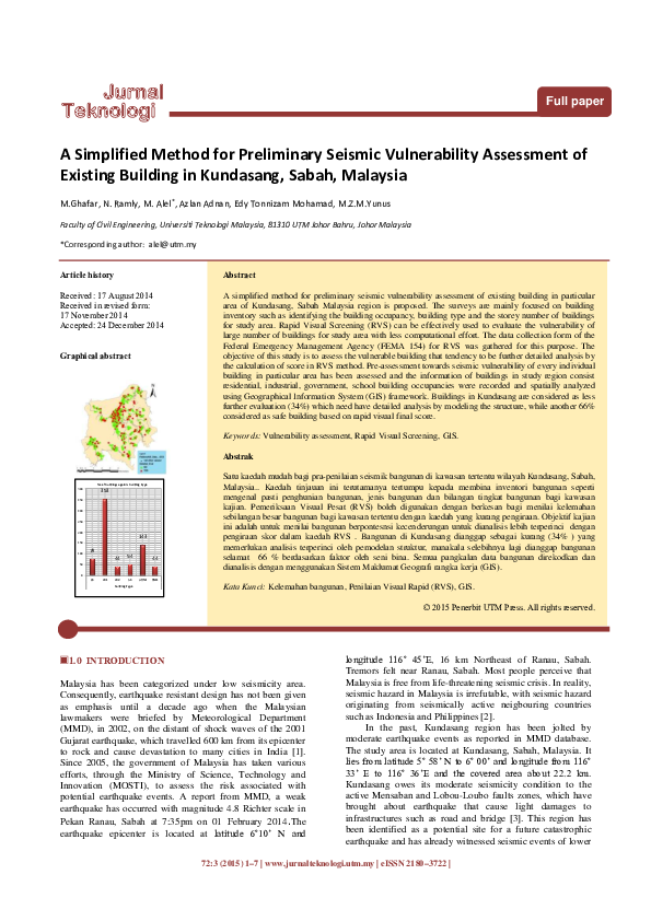 (PDF) A Simplified Method for Preliminary Seismic Vulnerability ...