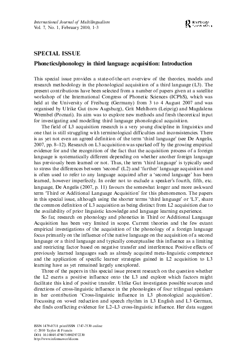 Research about phonetics and phonology image