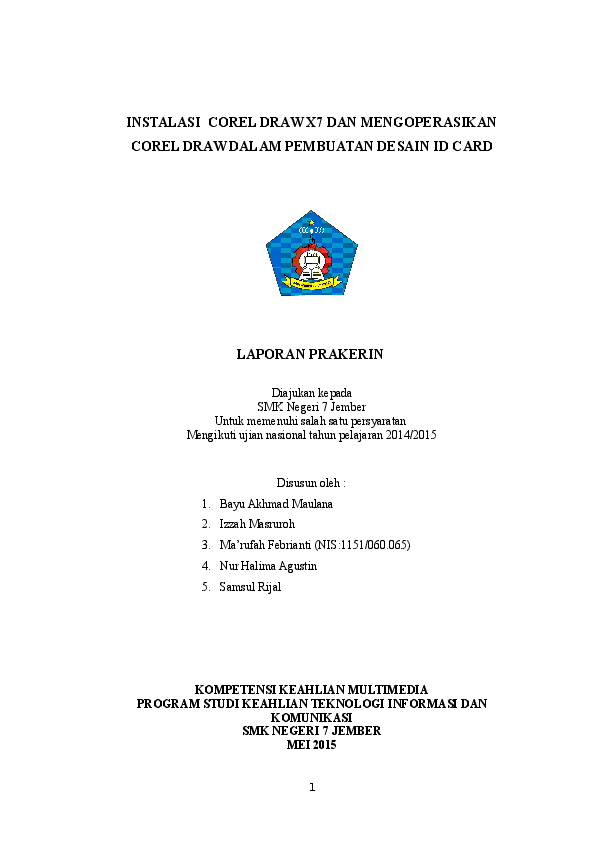 Contoh Laporan Pkl Smk Multimedia Pdf Nusagates Contoh Laporan Pkl Smk Multimedia Pdf Nusagates