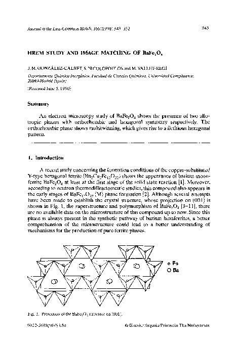 (PDF) Hrem Study and Image Matching of BAFE2O4