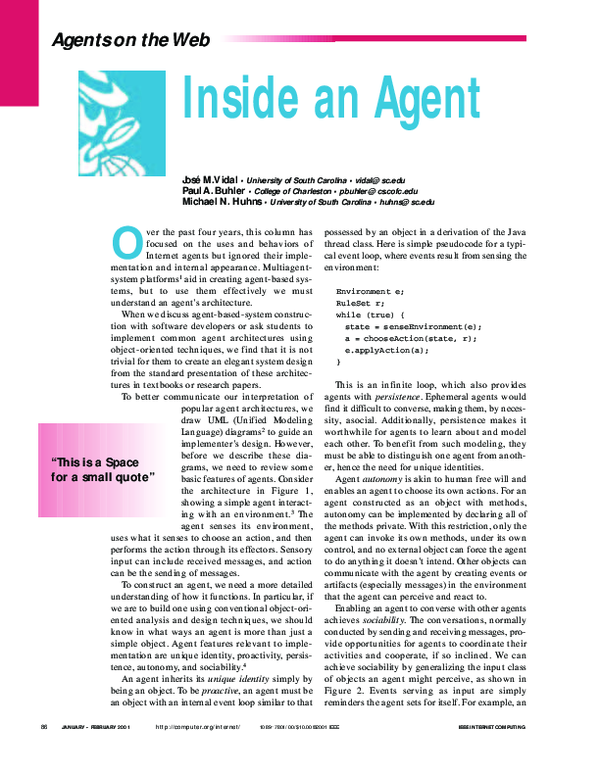 (PDF) Inside an agent