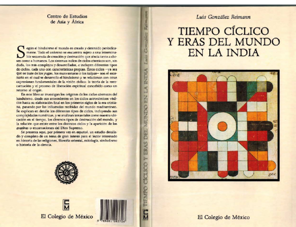 First page of “Tiempo cíclico y eras del mundo en la India. 1988, reprinted 2006.”