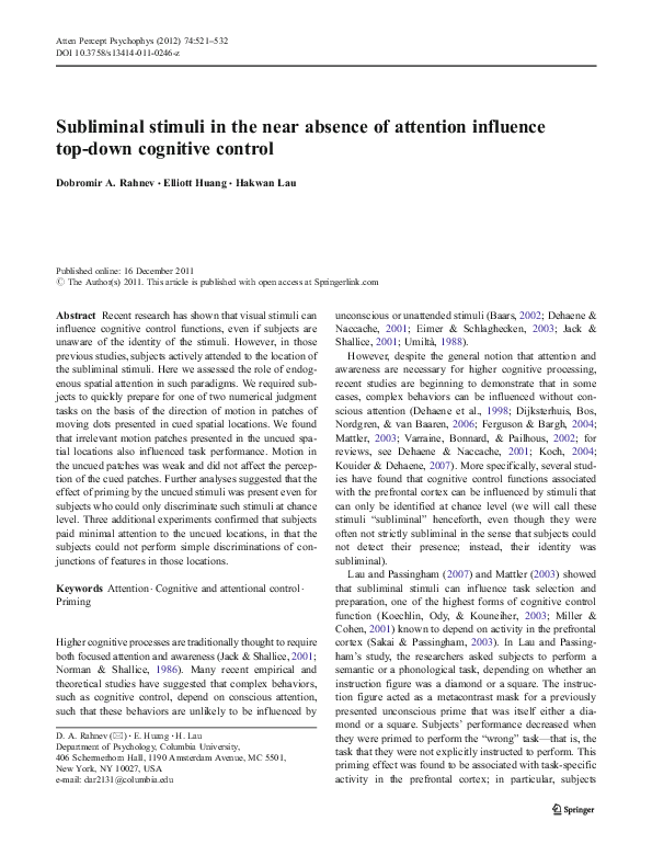 Subliminal messages image