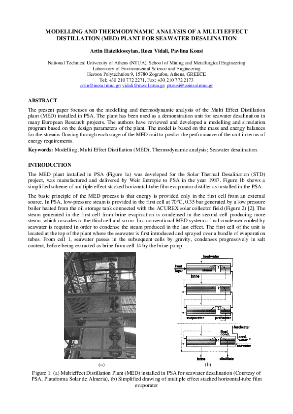 Seawater to drinking water project picture