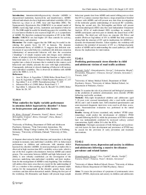 (PDF) Predicting posttraumatic stress disorder in child and adolescent ...