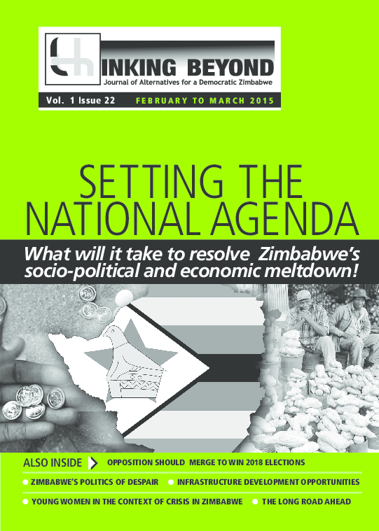 (PDF) Brian Raftopoulos, Zimbabwe's Politics of Despair