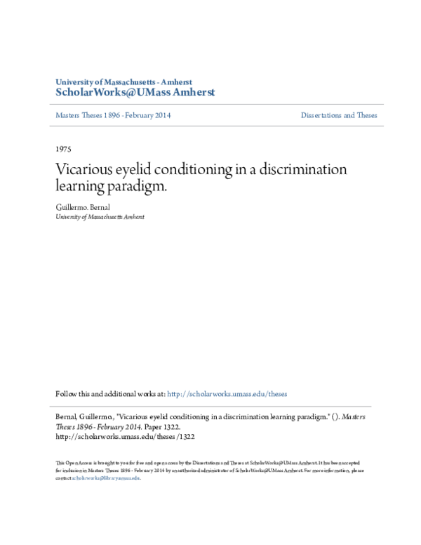 Vicarious learning example image