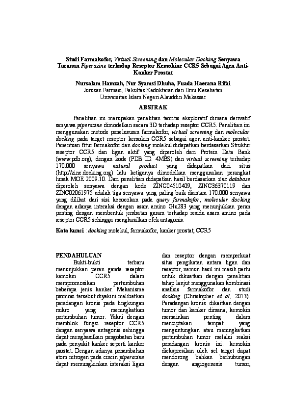 Skripsi Molecular Docking