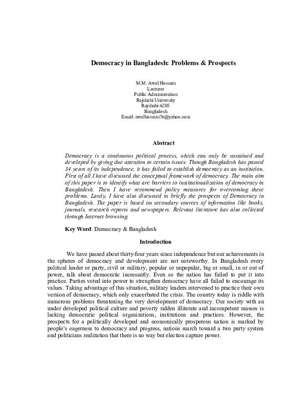 Democracy paragraph image