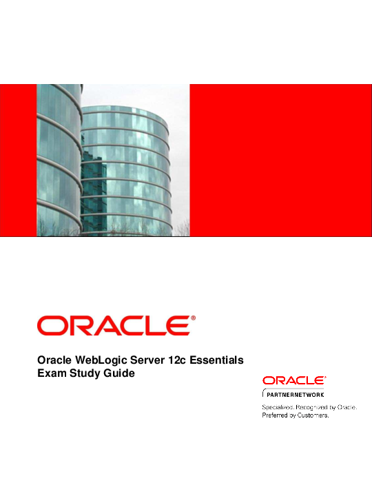 Oracle WebLogic Server 12c Essentials TEST