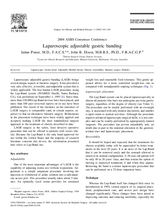 Pdf Laparoscopic Adjustable Gastric Banding Jaime Ponce Academia Edu Yuk share lagu2 barat yang mellow. academia edu