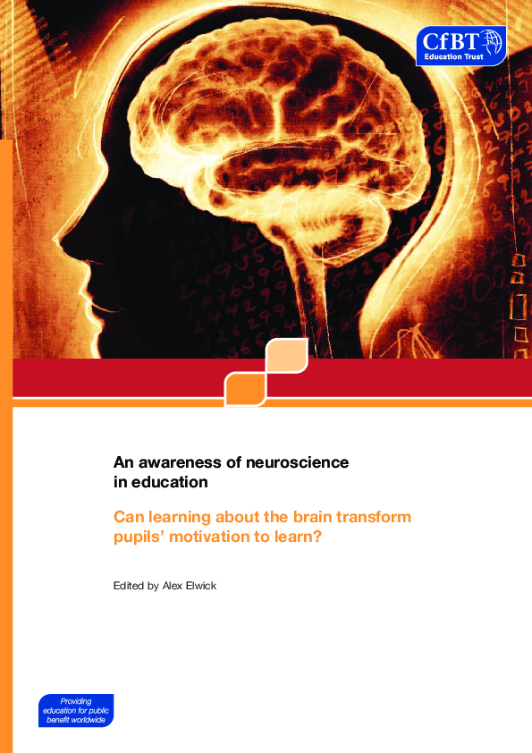 (PDF) An Awareness of Neuroscience in Education: Can Learning about the ...