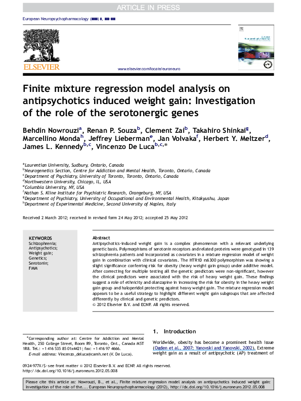 (PDF) Finite mixture regression model analysis on antipsychotics ...