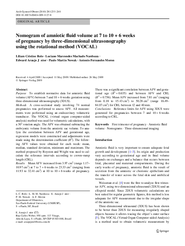 Amniotic fluid essay image