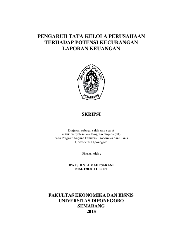 18 Pdf Skripsi Laporan Keuangan