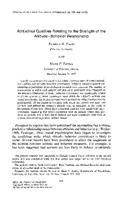 Student attitudes and behaviors essay picture