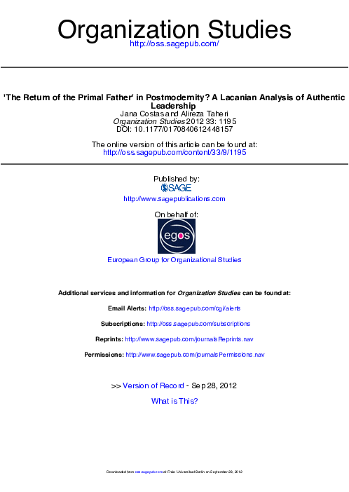 Primal leadership book citation picture