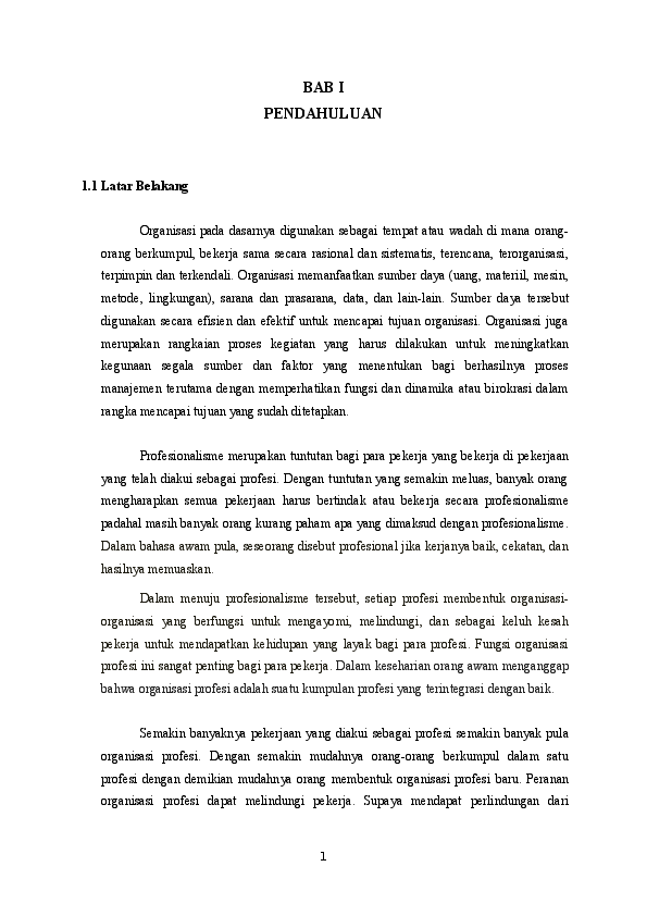 Doc Struktur Organisasi Profesi Pendidik Dan Tenaga Kependidikan Docx Reza Rafiansa Academia Edu