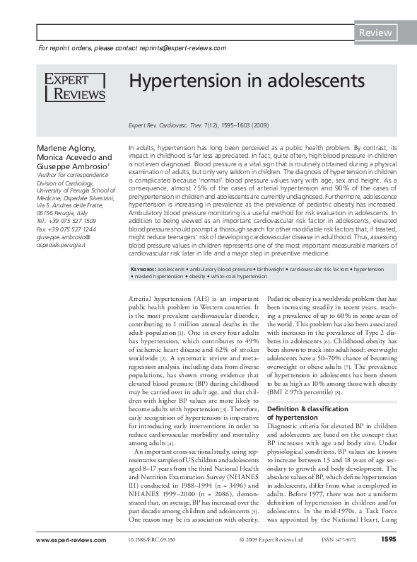 Revisión de hipertensión pdf escape