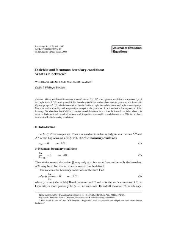  pdf dirichlet and neumann boundary conditions what is in between 