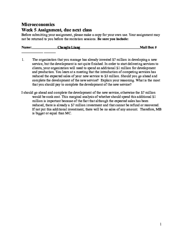 Mindtap microeconomics homework answers image