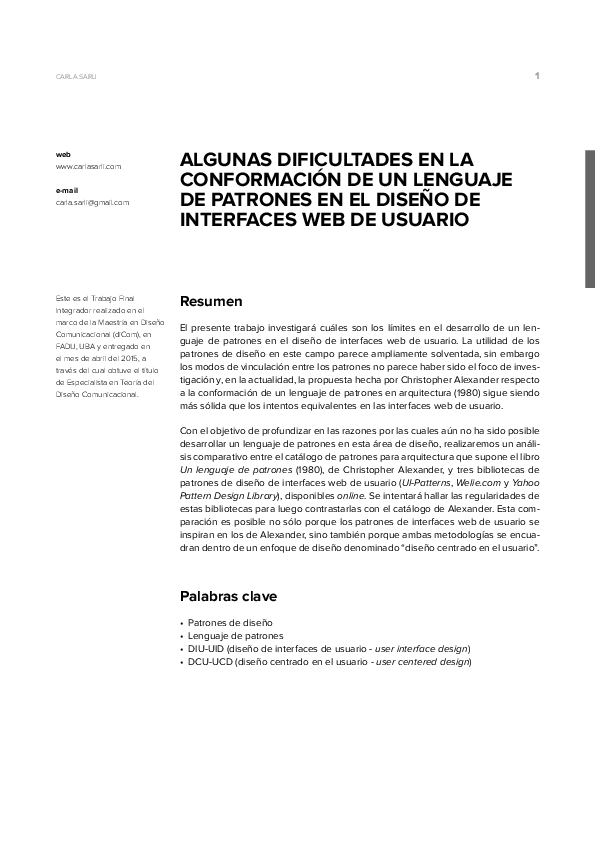 (PDF) Algunas dificultades en la conformación de un lenguaje de