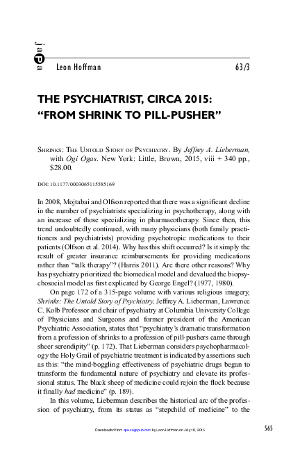 Pill pusher essay 05 picture