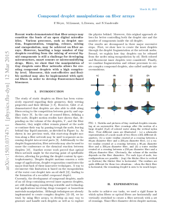 (PDF) Compound droplet manipulations on fiber arrays