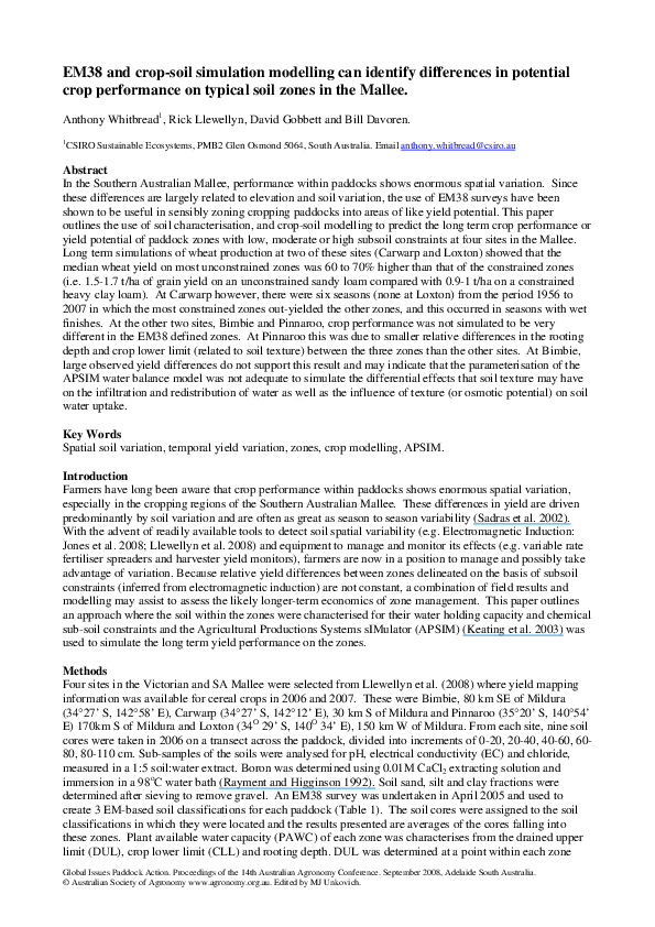 (PDF) EM38 and crop-soil simulation modelling can identify differences ...