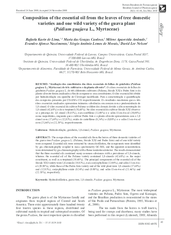 Research paper on guava leaves image