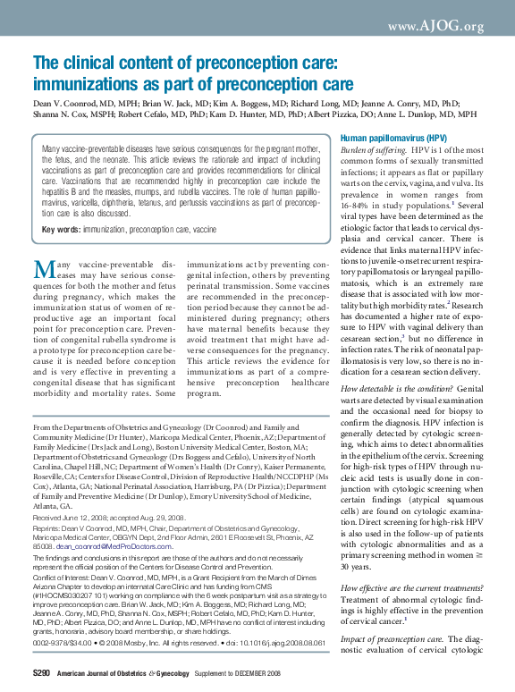 Preconception care for women image