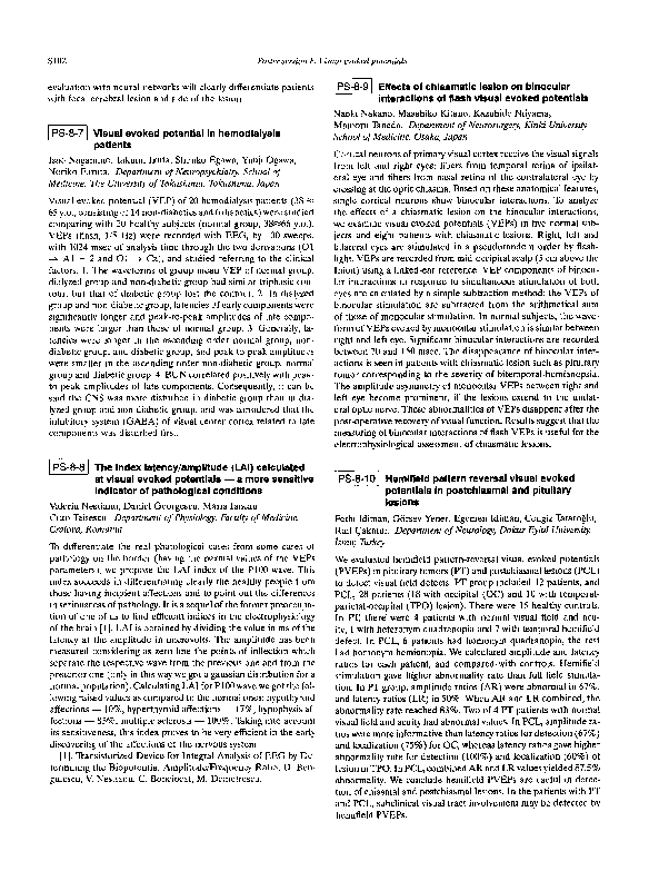 (PDF) PS-8-10 Hemifield pattern reversal visual evoked potentials in ...