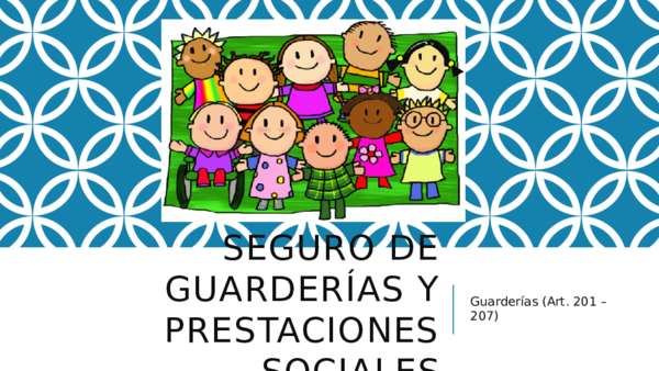 (PPT) GUARDERIAS PRESTACIONES SOCIALES PRESENTACION