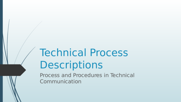 (PPT) Lecture Technical Process Descriptions