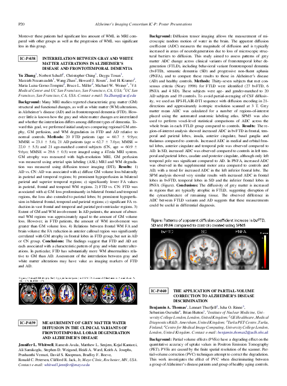 (PDF) Measurement of grey matter water diffusion in the clinical ...