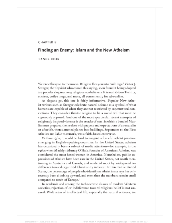 New atheism essay image