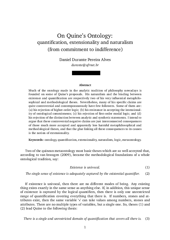 Ontological condition picture