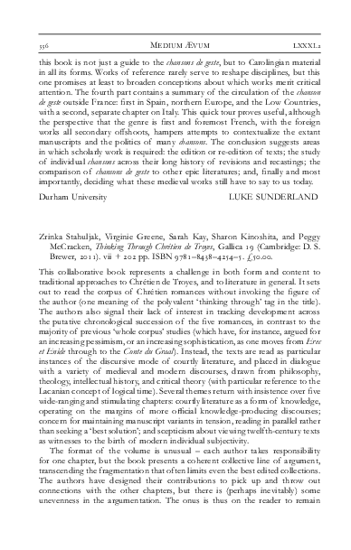 (PDF) Medium Aevum