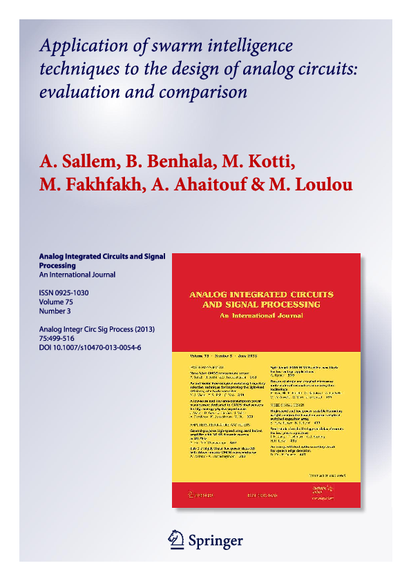 (PDF) Application of swarm intelligence techniques to the design of ...