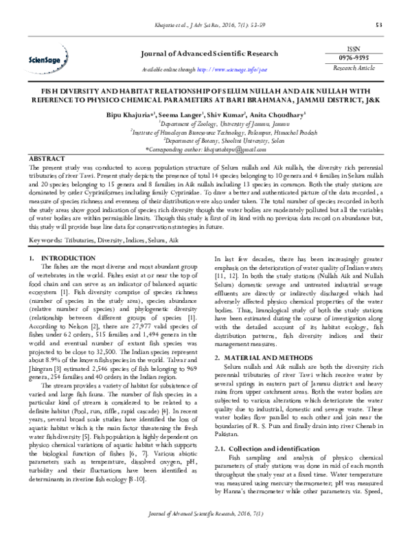 Fish diversity research paper pdf image