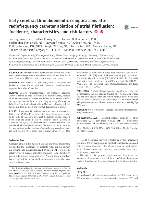 (PDF) Impact of left atrial appendage morphology on peri-interventional ...