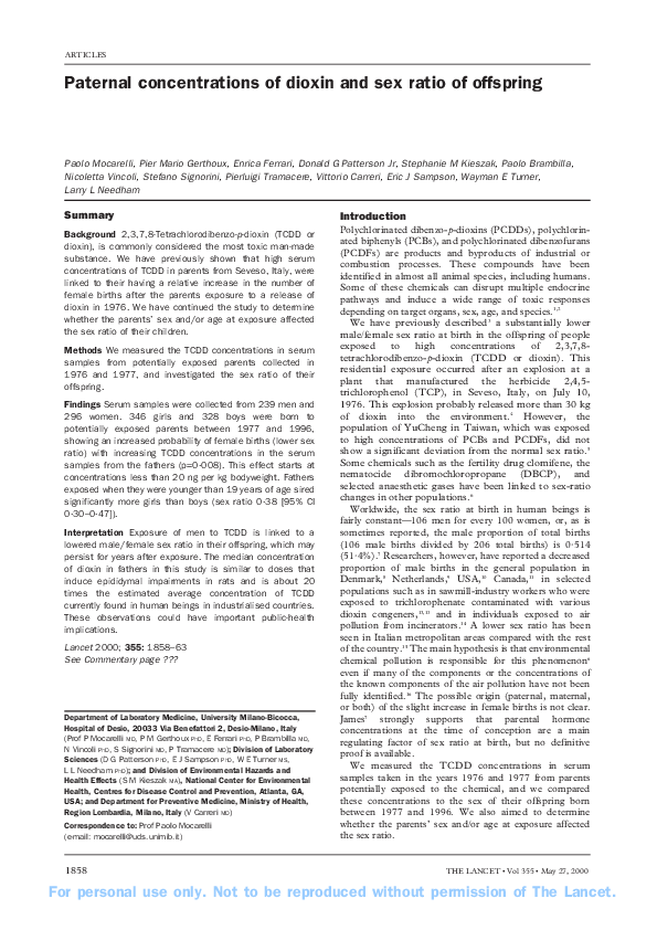 Dioxins essay picture