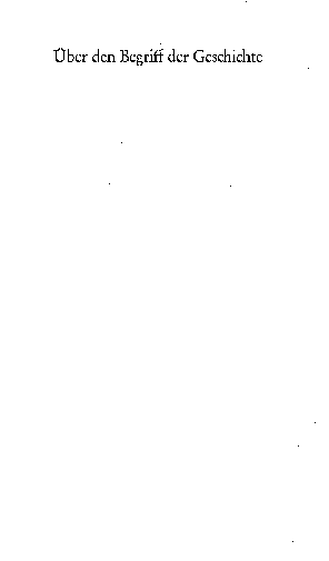 über Den Begriff Der Geschichte (PDF) Über den Begriff der Geschichte