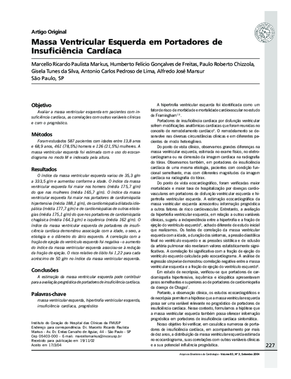 (PDF) Left ventricular mass in patients with heart failure