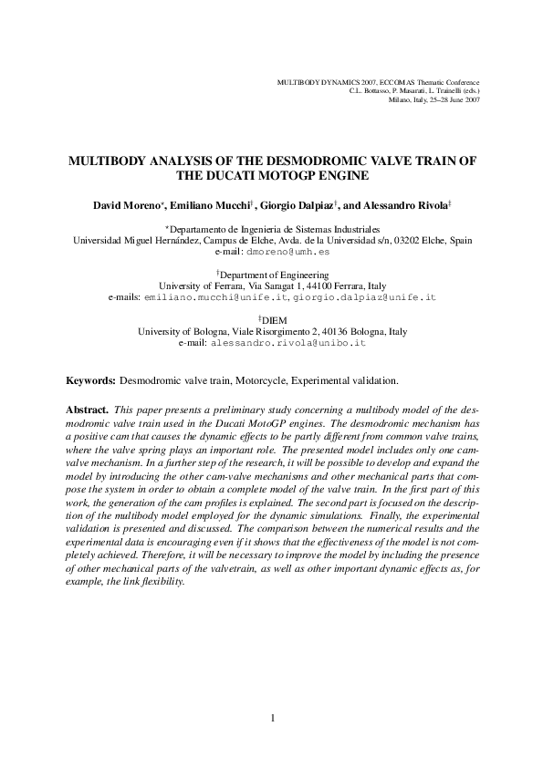 Ducati valve system image