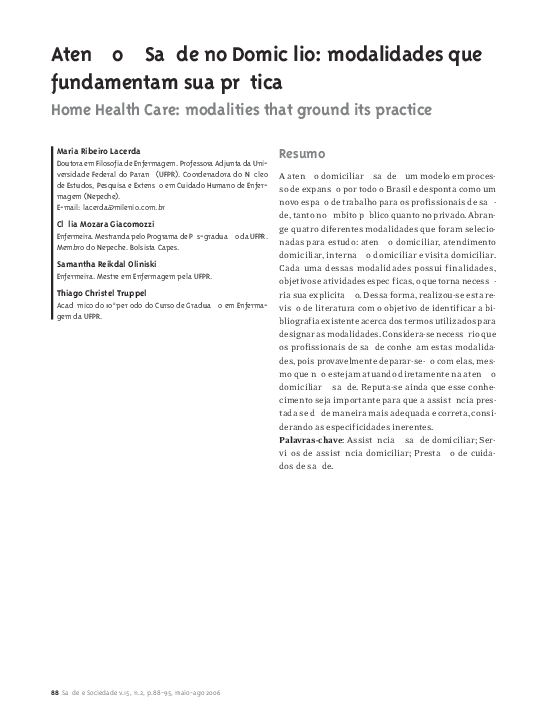 Home Care Enfermagem Pdf